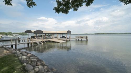 Kayak ramp and boat pier